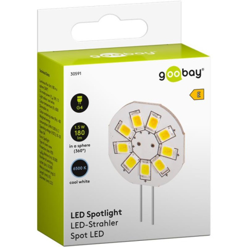 Goobay Żarówka LED 1,5W G4 6500K