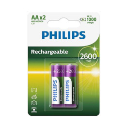 Philips R6B2A260/10 Akumulatory AA 2600 mAh 2 sztuki