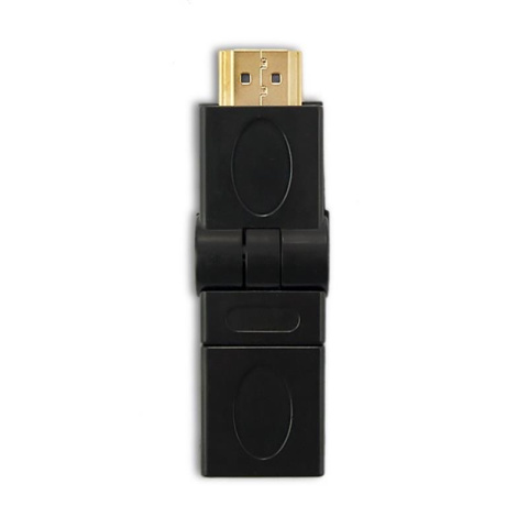 Qoltec Adapter HDMI-HDMI kątowy obrotowy