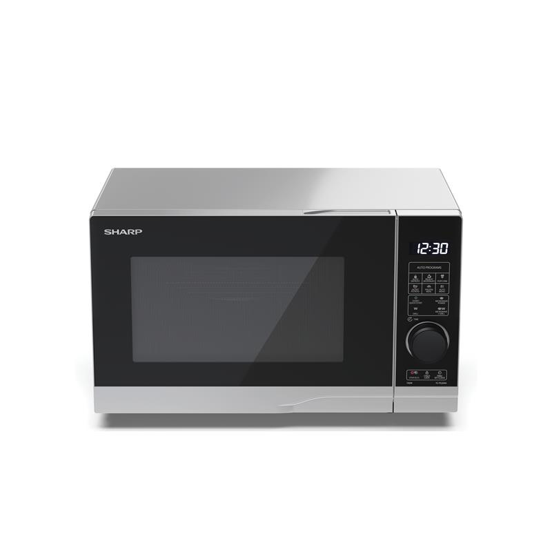 Sharp YC-PG204AE-S Kuchnia mikrofalowa 20l 700W grill 900W zegar czarna