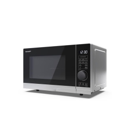 Sharp YC-PG204AE-S Kuchnia mikrofalowa 20l 700W, grill 900W zegar czarna