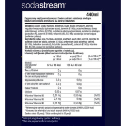 SodaStream Xtreme Energy Drink Syrop koncentrat do wody napój energetyczny 440ml