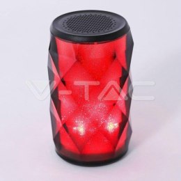 Przenośny Głośnik V-TAC Bluetooth Oświetlenie LED RGB AUX Micro SD TWS 1200mAh VT-6211