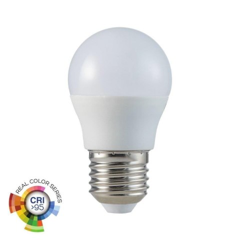 Żarówka LED V-TAC 5.5W E27 G45 Kulka CRI95+ VT-2216 4000K 470lm