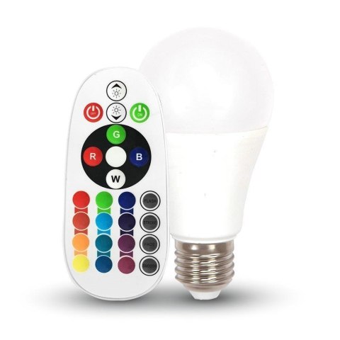 Żarówka LED V-TAC 6W E27 A60 Pilot VT-2007 2700K+RGB 470lm