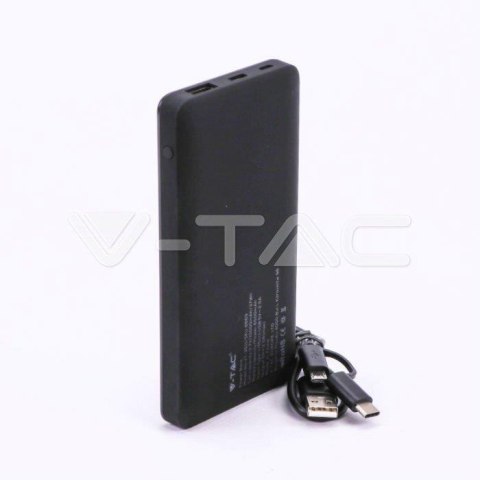 Power Bank V-TAC 10000mAh Wyświetlacz USB Type C Czarny VT-3511