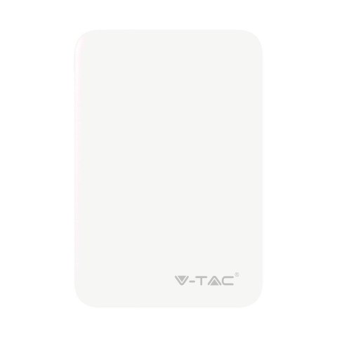 Power Bank V-TAC 5000mAh 63x94x15mm Biały VT-3503