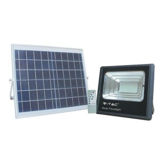 Projektor LED Solarny V-TAC 16W Czarny IP65, Pilot, Timer VT-40W 4000K 1050lm