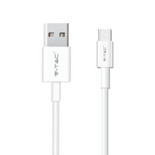 Przewód USB V-TAC Typ C 1M Biały Seria Pearl VT-5302