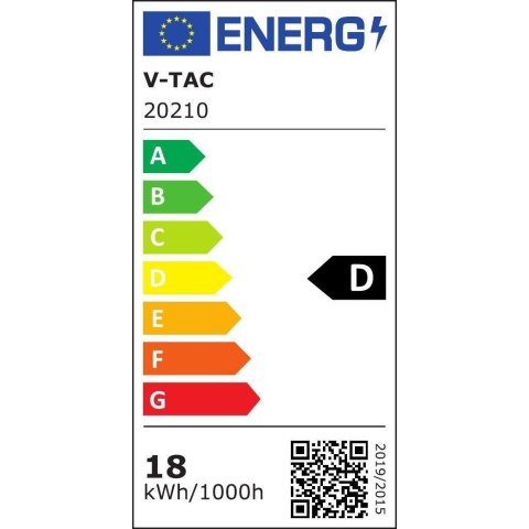 Oprawa Hermetyczna LED V-TAC SAMSUNG CHIP M-SERIES 18W 60cm 120Lm/W ML VT-60018 6400K 2160lm 3 Lata Gwarancji