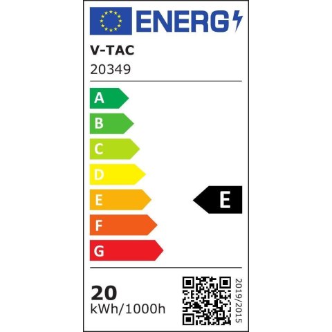 Oprawa V-TAC 20W LED Liniowa Natynkowa SAMSUNG CHIP 60cm 120Lm/W VT-8-20 6400K 2400lm 5 Lat Gwarancji