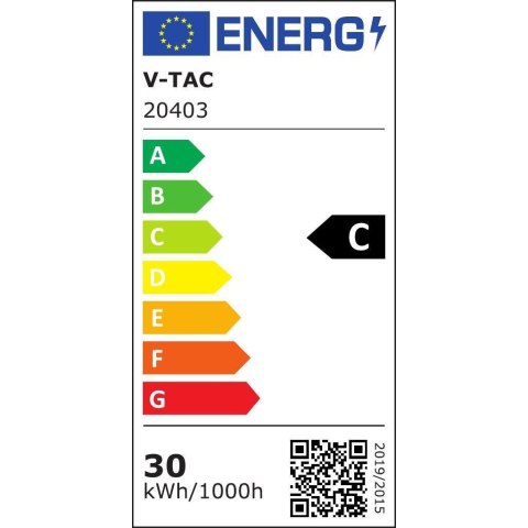 Projektor LED V-TAC 30W SAMSUNG CHIP Czarny 137Lm/W EVOLUTION VT-32 6500K 4100lm 5 Lat Gwarancji