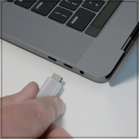 Przewód Type C do Typ C USB 1Mb Biały High Speed 60W V-TAC VT-5303-W