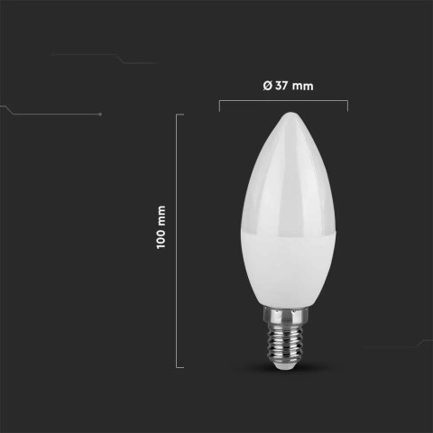 Żarówka LED V-TAC 3,7W E14 Świeczka VT-1818-N 6500K 320lm