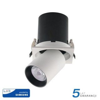 Oprawa Downlight V-TAC SAMSUNG CHIP 18W CRI90+ 24st VT-419 4000K 1450lm 5 Lat Gwarancji