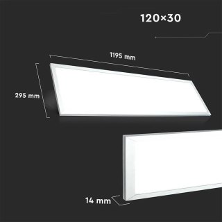 Panel LED V-TAC 29W 1200x300 137Lm/W VT-12031-N 4000K 3960lm