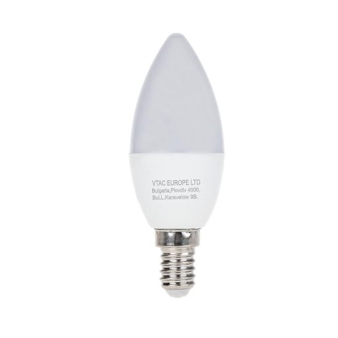 V-TAC VT-1818 Żarówka LED 4W E14 Świeczka 2700K 320lm matowa