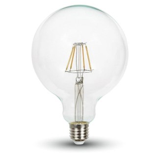 Żarówka LED V-TAC 6W Filament E27 G125 VT-2147 6400K 806lm