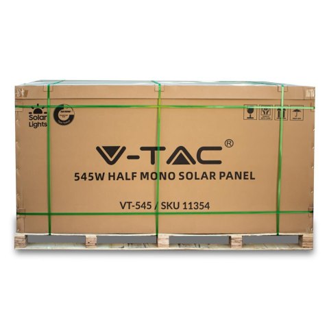 Moduł Panel Fotowoltaiczny V-TAC AUSTA 545W HALF CELL 2279x1134x35MM VT-545 25 Lat Gwarancji