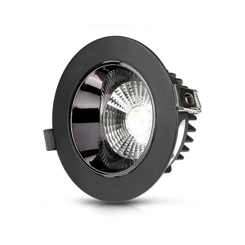 Oprawa Downlight V-TAC SAMSUNG CHIP 10W Czarna Uchylna VT-2-13 4000K 950lm 5 Lat Gwarancji