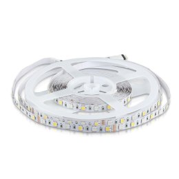 Taśma LED V-TAC SMD5050 300LED RGBW 12V IP20 9W/m VT-5050 3000K+RGB 900lm