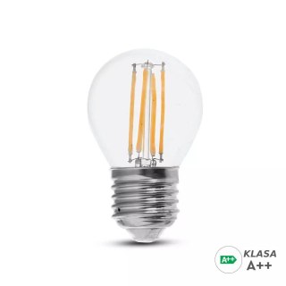 Żarówka LED V-TAC 6W Filament E27 Kulka G45 VT-2386 6400K 800lm