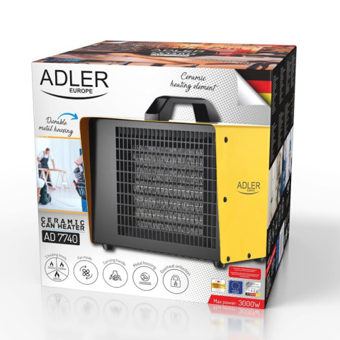 Adler Ad7740 Grzejnik ceramiczny nagrzewnica 3000W