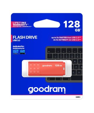 Pendrive Goodram USB 3.2 128GB pomarańczowy