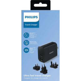 Philips DLP2621T/00 Ładowarka sieciowa USB QC 2xUSB A i typ-C