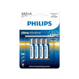 Philips Ultra Alkaline Baterie alkaliczne AAA R3 LR03 4 sztuki