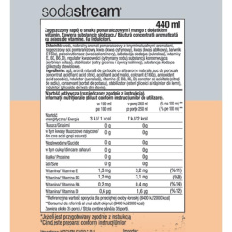 SodaStream Pomarańcza Mango Syrop koncentrat do wody 440ml