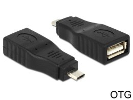 ADAPTER USB MICRO(M) 2.0->USB-A(F) OTG CZARNY DELOCK