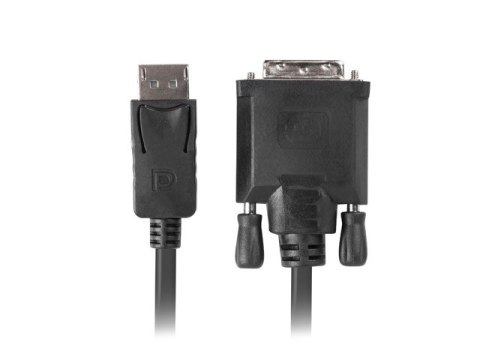 KABEL DISPLAYPORT(M) V1.2->DVI-D(M)(24+1) 1.8M CZARNY DUAL LINK LANBERG