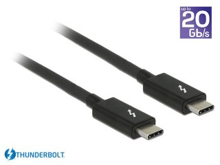 KABEL THUNDERBOLT 3 M/M 1M CZARNY DELOCK