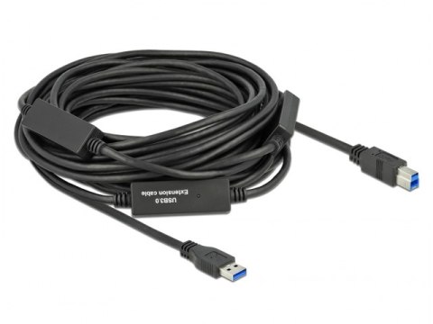 KABEL USB-A(M)->USB-B(M) 3.1 GEN 1 15M AKTYWNY CZARNY DELOCK