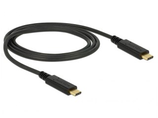 KABEL USB-C M/M 3.1 GEN 2 1M E-MARKER CZARNY DELOCK