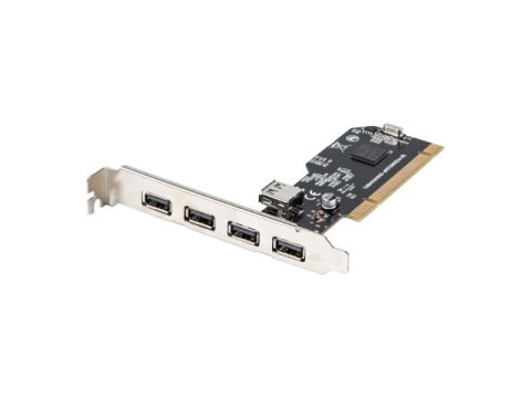 KARTA PCI->4X USB-A 2.0 + 1X USB-A WEWNĘTRZNY LANBERG