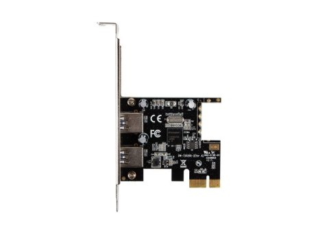 KARTA PCI EXPRESS X1->2X USB-A 3.1 GEN1 LANBERG ŚLEDŹ LOW PROFILE