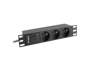 LISTWA ZASILAJĄCA RACK PDU 10" LANBERG 1U 16A 2M 3X 230V PL CZARNA