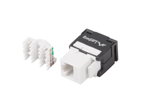 MODUŁ KEYSTONE GNIAZDO BEZNARZĘDZIOWY RJ45->LSA KAT.6A UTP 180° LANBERG
