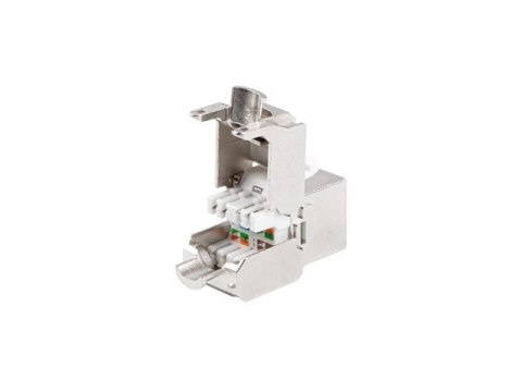 MODUŁ KEYSTONE GNIAZDO BEZNARZĘDZIOWY RJ45->LSA KAT.7 FTP 180° LANBERG