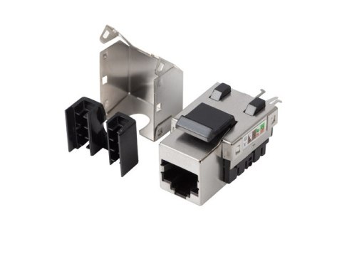 MODUŁ KEYSTONE GNIAZDO RJ45->LSA KAT.5E FTP 90° DO PUSZKI MONTAŻOWEJ LANBERG