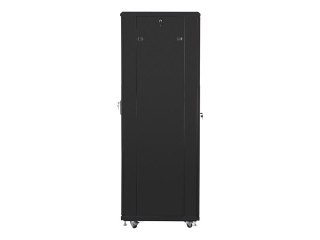 SZAFA INSTALACYJNA RACK STOJĄCA 19" 42U 600X800 CZARNA DRZWI PERFOROWANE LANBERG (FLAT PACK)