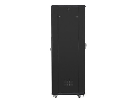 SZAFA INSTALACYJNA RACK STOJĄCA 19" 47U 800X1000 CZARNA DRZWI SZKLANE LANBERG (ZŁOŻONA)