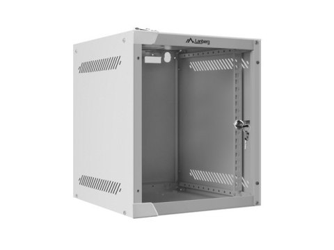 SZAFA INSTALACYJNA RACK WISZĄCA 10" 6U 280X310 SZARA DRZWI SZKLANE LANBERG (FLAT PACK)