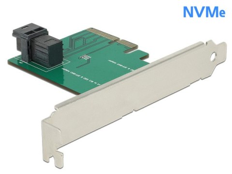 KARTA PCI EXPRESS X4->1X SAS MINI HD SFF-8643 NVME DELOCK (BEZ OPAKOWANIA)