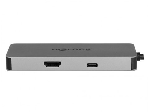 REPLIKATOR PORTÓW USB-C(M)->HDMI,1XUSB 3.0+2X USB 2.0,PD 2.0,CZYTNIK SD,USB-C DELOCK