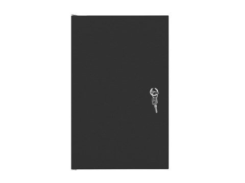 SZAFA INSTALACYJNA RACK WISZĄCA 10" 9U 280X310 CZARNA DRZWI METALOWE LANBERG (FLAT PACK)