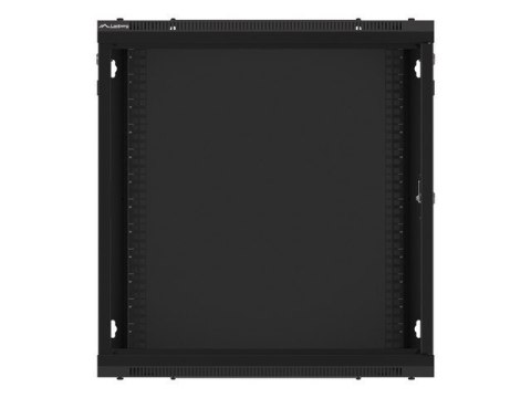 SZAFA INSTALACYJNA RACK WISZĄCA 19" 12U 600X450 CZARNA LANBERG (FLAT PACK) V2
