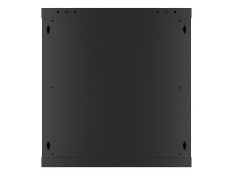 SZAFA INSTALACYJNA RACK WISZĄCA 19" 12U 600X450 CZARNA LANBERG (FLAT PACK) V2